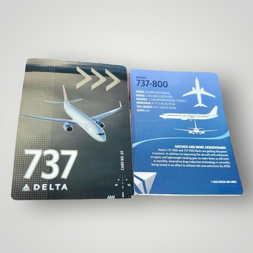 Sale! Delta Air Lines 2025 March Collectible Set Of 7 Pilot Trading Cards, New - Picture 7 of 16